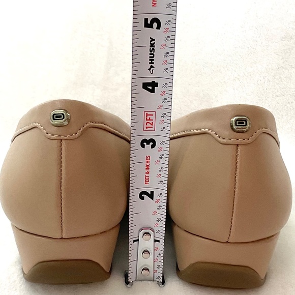 Beige Bandolino Lilas slip on leather comfort work shoes snake print  Sz 6.5M - Picture 6 of 15